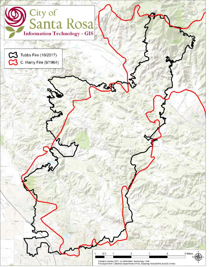 Tubbs Fire, Hanly Fire